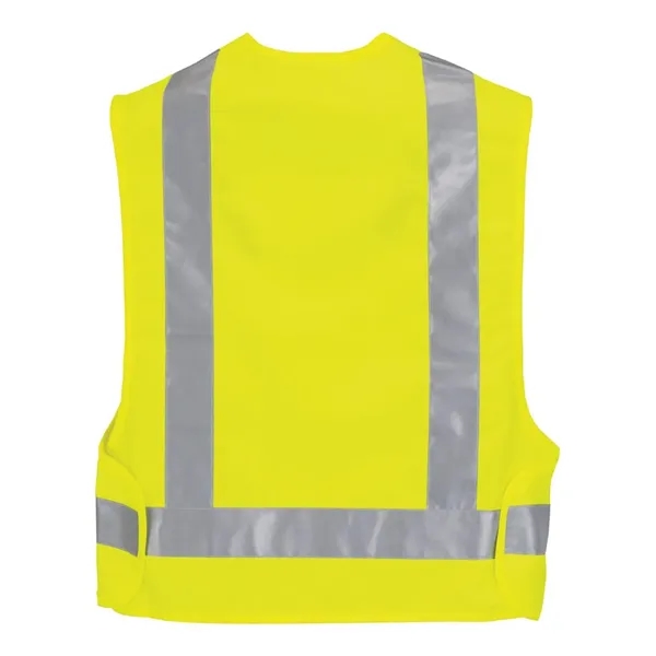 Safety vest with hook and loop closure on the front, adjustable... from ASI 84358 S&S Activewear