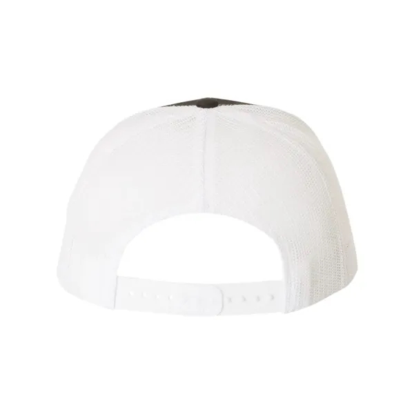 Trucker snapback cap made of polyester/cotton with a mesh back and... from ASI 84358 S&S Activewear