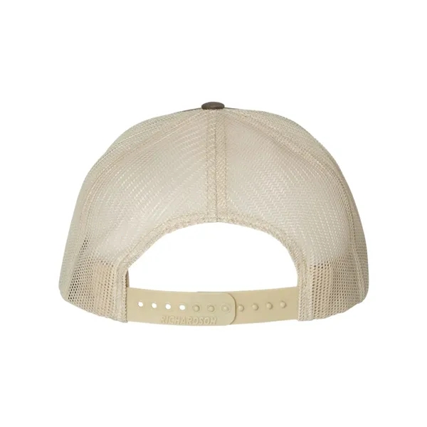 Trucker snapback cap made of polyester/cotton with a mesh back and... from ASI 84358 S&S Activewear