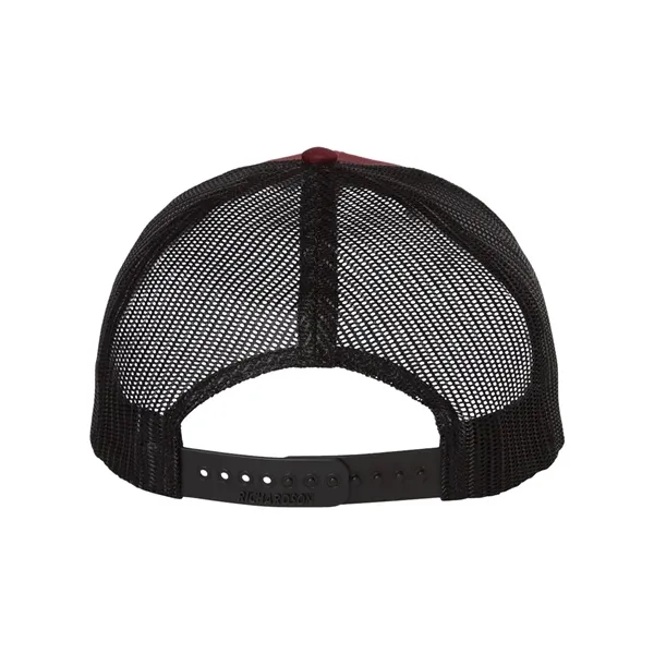 Trucker snapback cap made of polyester/cotton with a mesh back and... from ASI 84358 S&S Activewear