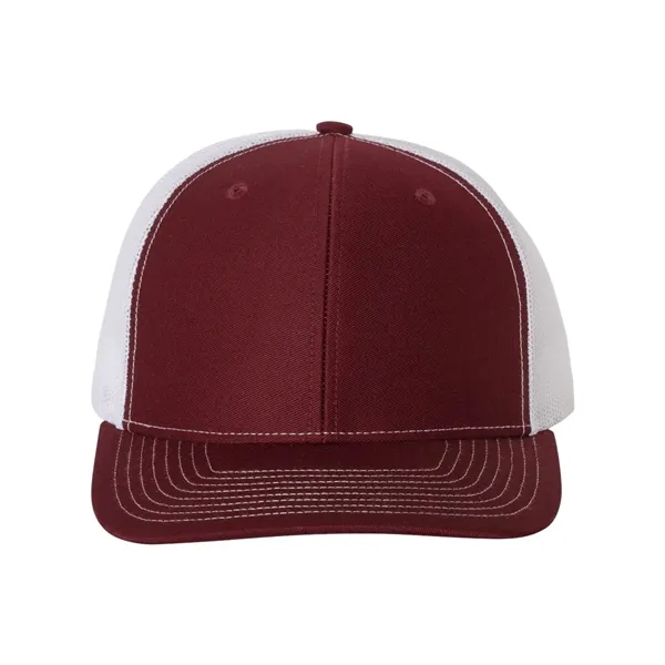 Trucker snapback cap made of polyester/cotton with a mesh back and... from ASI 84358 S&S Activewear