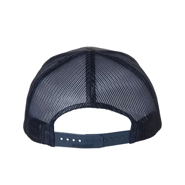 Trucker snapback cap made of polyester/cotton with a mesh back and... from ASI 84358 S&S Activewear