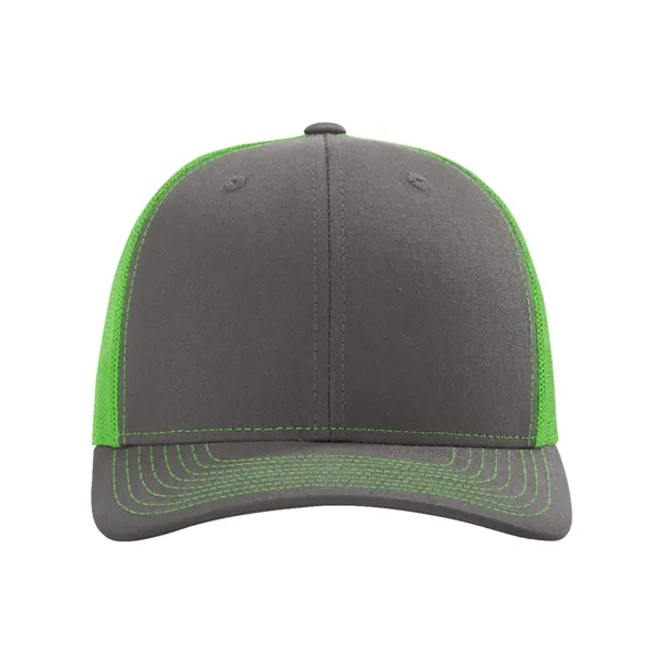 Trucker snapback cap made of polyester/cotton with a mesh back and... from ASI 84358 S&S Activewear