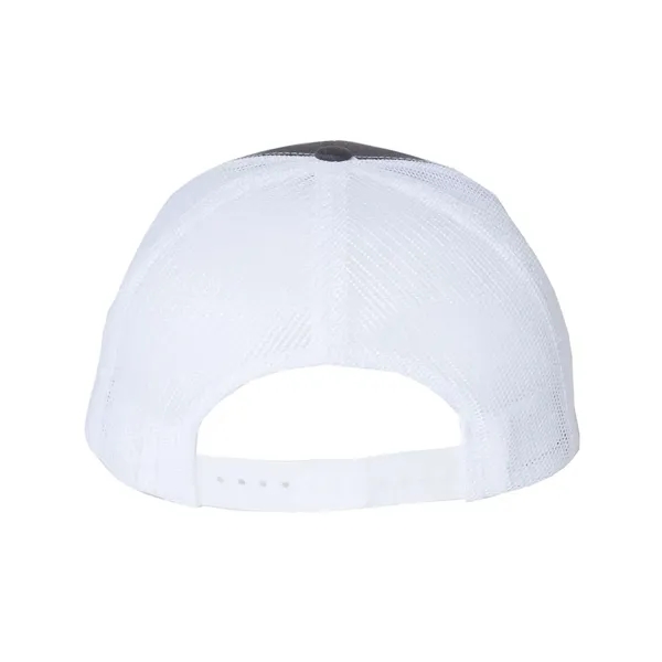 Trucker snapback cap made of polyester/cotton with a mesh back and... from ASI 84358 S&S Activewear