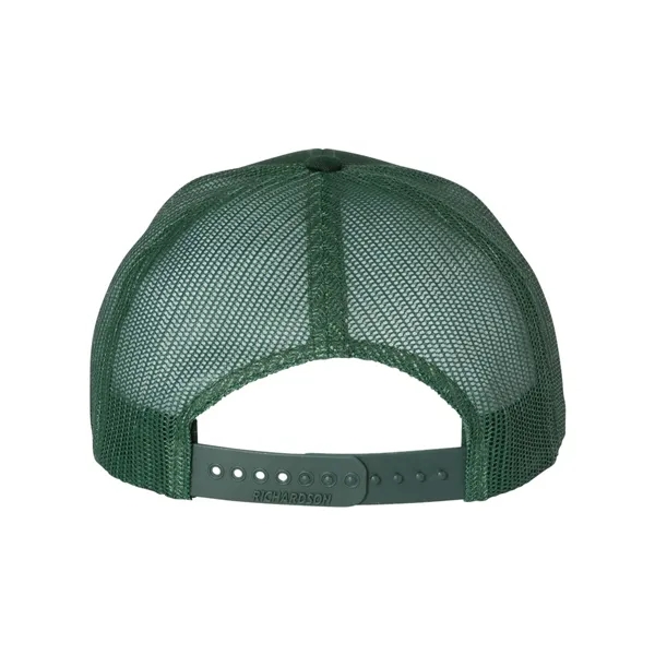 Trucker snapback cap made of polyester/cotton with a mesh back and... from ASI 84358 S&S Activewear