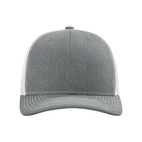 Trucker snapback cap made of polyester/cotton with a mesh back and... from ASI 84358 S&S Activewear