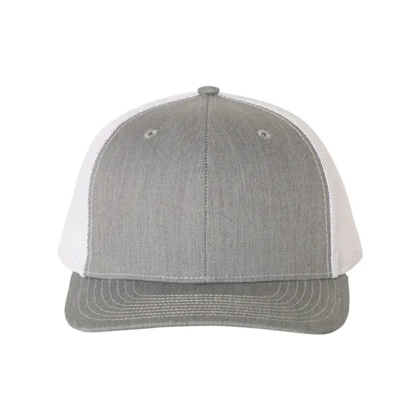 Trucker snapback cap made of polyester/cotton with a mesh back and... from ASI 84358 S&S Activewear