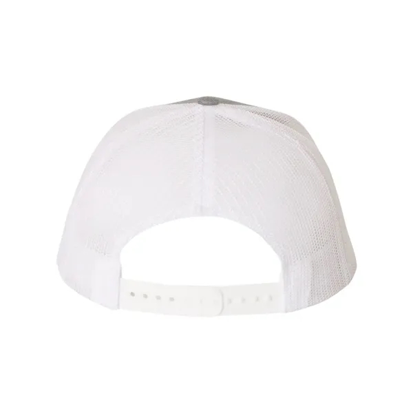 Trucker snapback cap made of polyester/cotton with a mesh back and... from ASI 84358 S&S Activewear