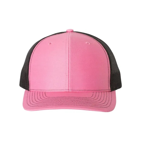 Trucker snapback cap made of polyester/cotton with a mesh back and... from ASI 84358 S&S Activewear