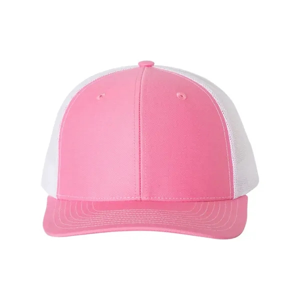 Trucker snapback cap made of polyester/cotton with a mesh back and... from ASI 84358 S&S Activewear