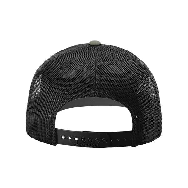 Trucker snapback cap made of polyester/cotton with a mesh back and... from ASI 84358 S&S Activewear