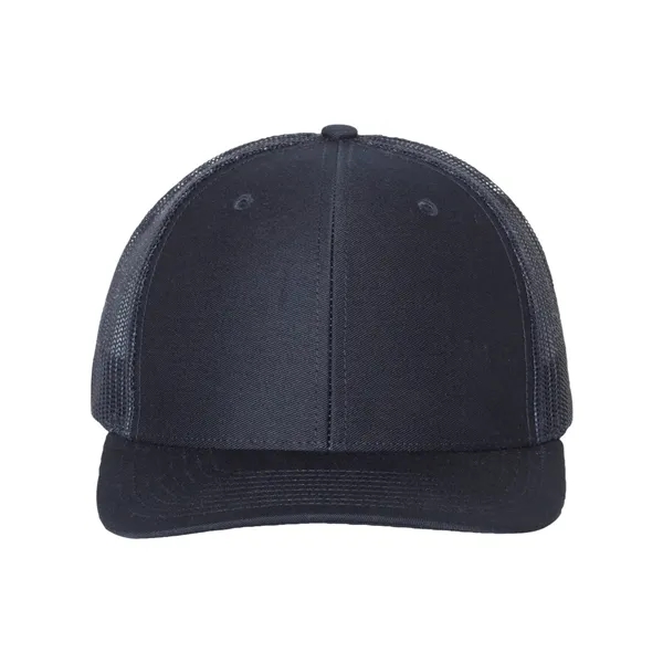 Trucker snapback cap made of polyester/cotton with a mesh back and... from ASI 84358 S&S Activewear