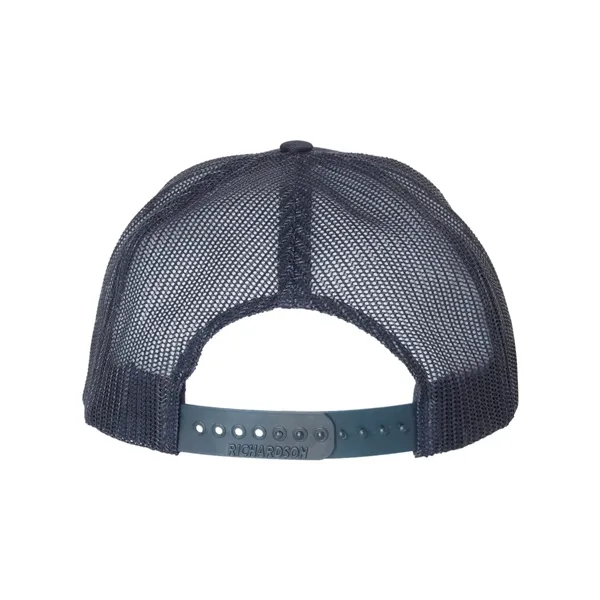 Trucker snapback cap made of polyester/cotton with a mesh back and... from ASI 84358 S&S Activewear