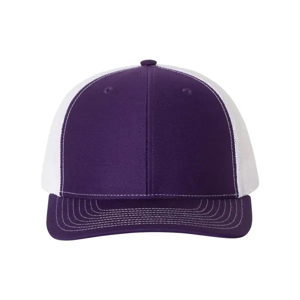 Trucker snapback cap made of polyester/cotton with a mesh back and... from ASI 84358 S&S Activewear