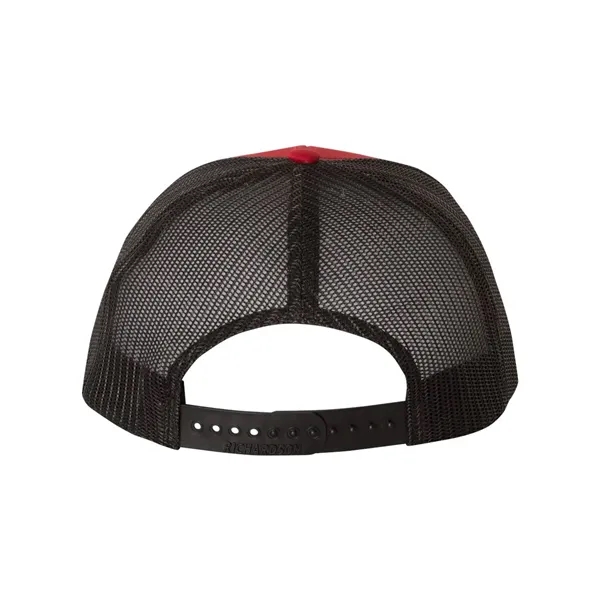 Trucker snapback cap made of polyester/cotton with a mesh back and... from ASI 84358 S&S Activewear