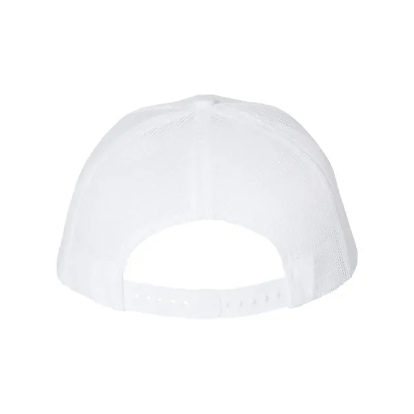 Trucker snapback cap made of polyester/cotton with a mesh back and... from ASI 84358 S&S Activewear