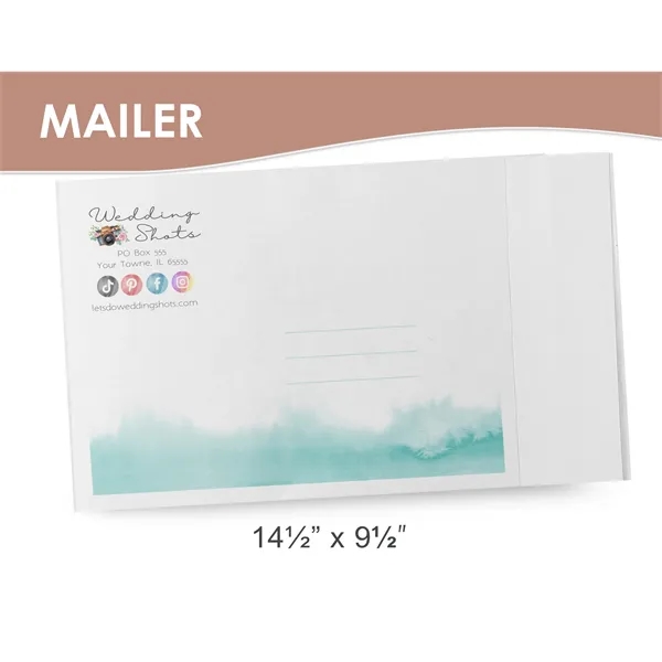 9 1/2" x 14 1/2" Peel and Seal White Kraft Paper... from ASI 45795 Colorguppy Printing