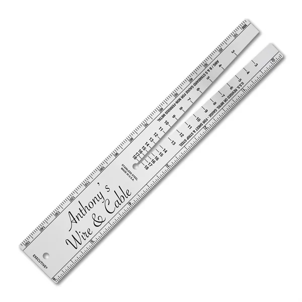 .041" stainless steel 6" x 1" wire gauge measuring 0.0425" to... from ASI 53430 Executive Line / Executive Line®