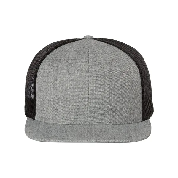 Richardson Wool Blend Flat Bill Trucker... from ASI 84358 S&S Activewear
