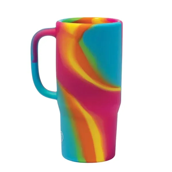 2oz SILIPINT® Shot Mug of 100% Silicone, flexible, indestructable, won't scratch,... from ASI 79933 Prorose Inc / ProRose An Arch Promo Group Division