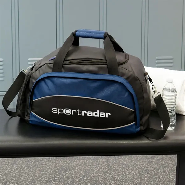 Sports duffel bag with hideaway backpack shoulder straps.... from ASI 84592 St Regis Group