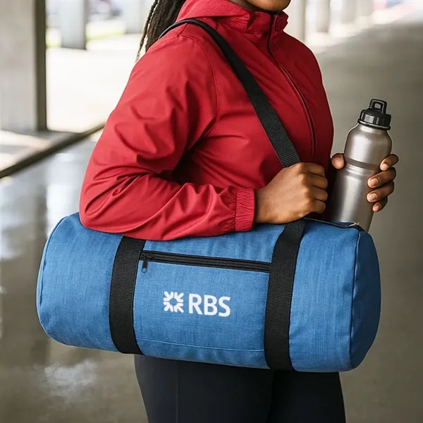 300D heather polyester duffel bag for any extracurricular activities or travel.... from ASI 84592 St Regis Group