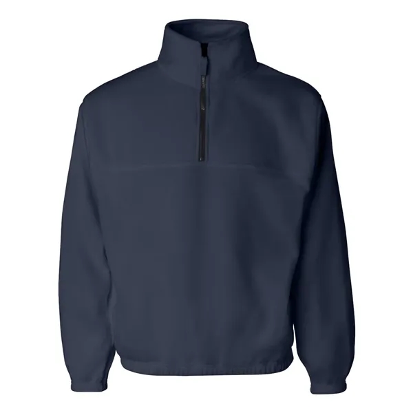 Polyester 1/4 zip fleece pullover. Blank product.... from ASI 84358 S&S Activewear