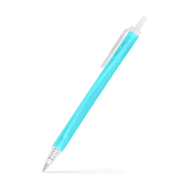 Amber Frosted Translucent Stick Click Pen... from ASI 55583 GMG Pen