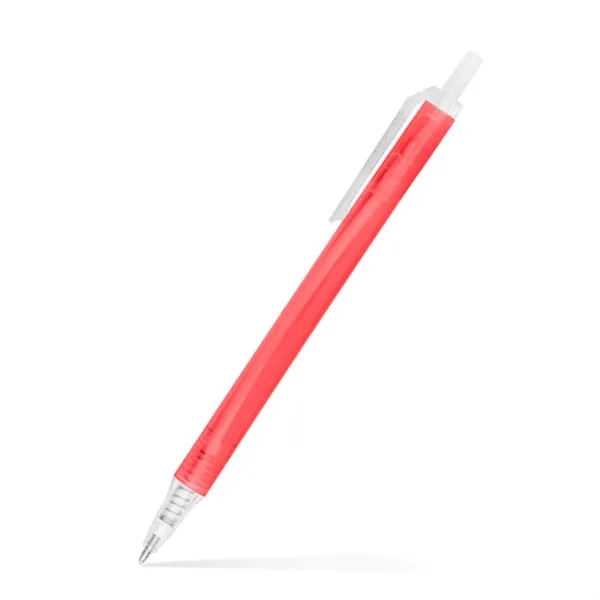 Amber Frosted Translucent Stick Click Pen... from ASI 55583 GMG Pen