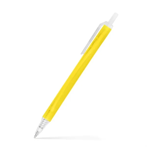 Amber Frosted Translucent Stick Click Pen... from ASI 55583 GMG Pen