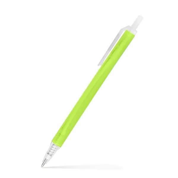 Amber Frosted Translucent Stick Click Pen... from ASI 55583 GMG Pen