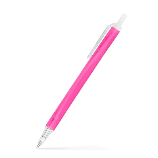 Amber Frosted Translucent Stick Click Pen... from ASI 55583 GMG Pen