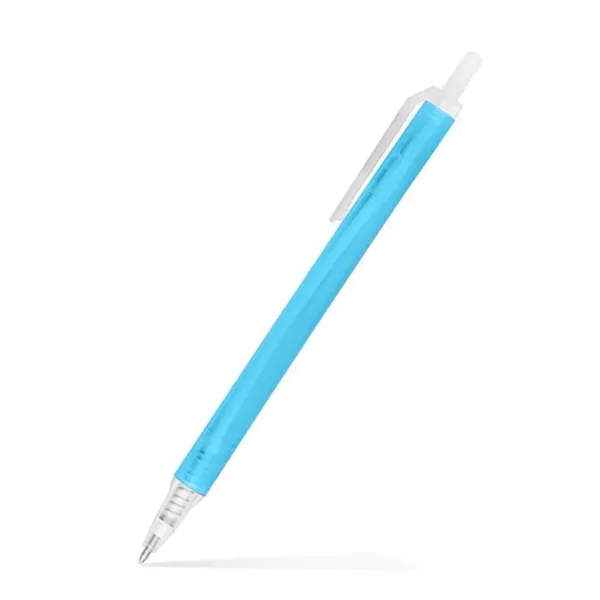 Amber Frosted Translucent Stick Click Pen... from ASI 55583 GMG Pen