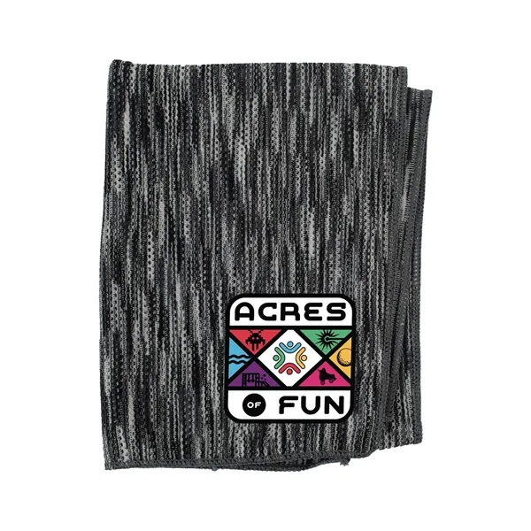 Melange RPET Cooling Towel... from ASI 30208 A P Specialties / AP Specialties