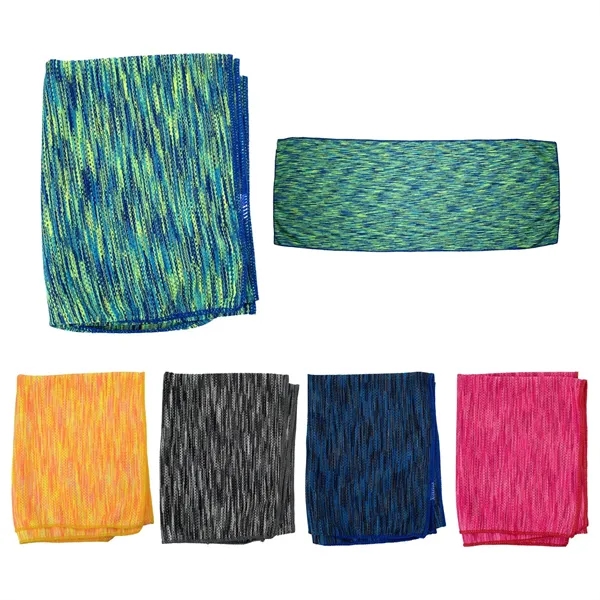Melange RPET Cooling Towel... from ASI 30208 A P Specialties / AP Specialties