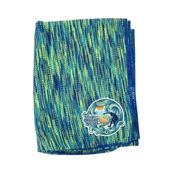 Melange RPET Cooling Towel... from ASI 30208 A P Specialties / AP Specialties