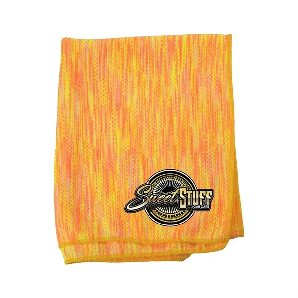 Melange RPET Cooling Towel... from ASI 30208 A P Specialties / AP Specialties