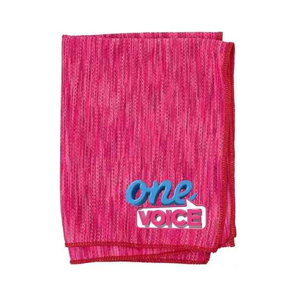 Melange RPET Cooling Towel... from ASI 30208 A P Specialties / AP Specialties