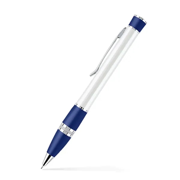 Sleek twist action pen with pearl coated white barrel.... from ASI 55583 GMG Pen / Ultra PENWORKS