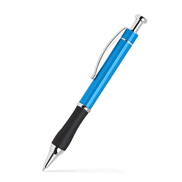 Bold and modern click-action retractable aluminum ballpoint pen with a vibrant... from ASI 55583 GMG Pen / Ultra PENWORKS