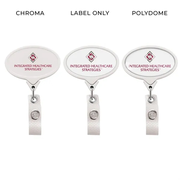 Anti-microbial jumbo oval badge reel.... from ASI 49470 DEVARA