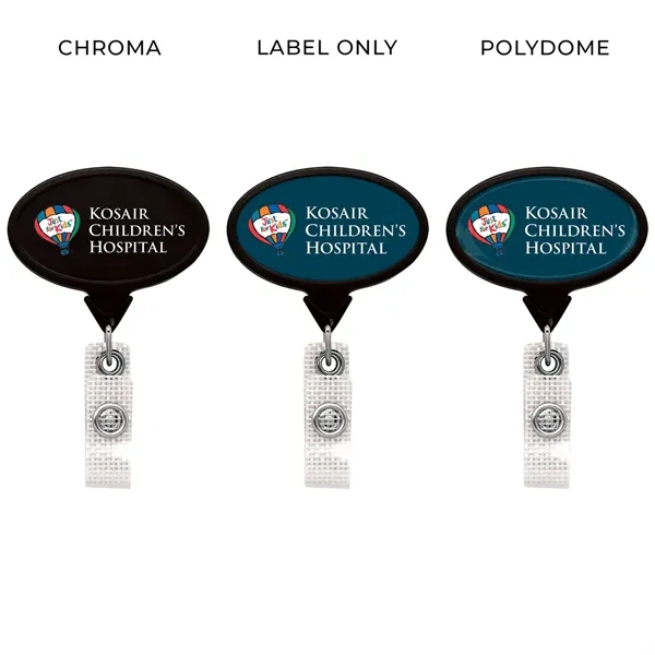 Anti-microbial jumbo oval badge reel.... from ASI 49470 DEVARA