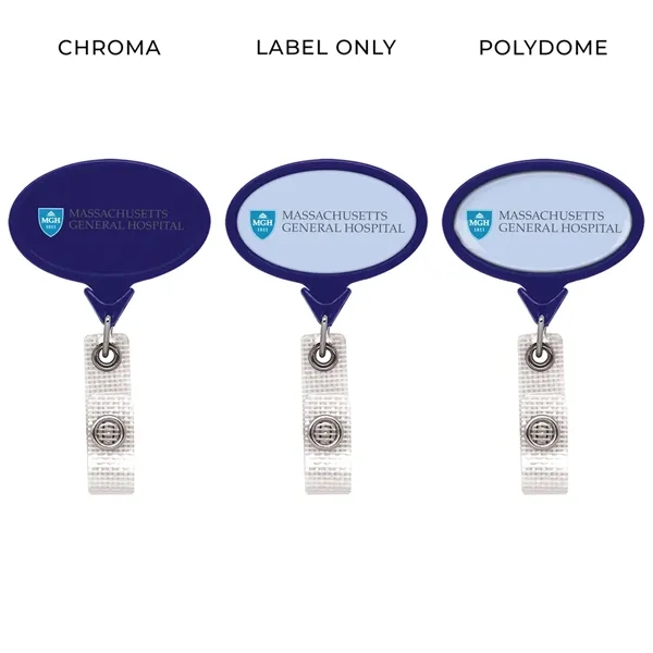 Anti-microbial jumbo oval badge reel.... from ASI 49470 DEVARA