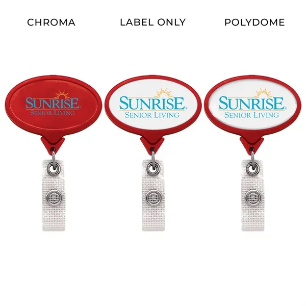 Anti-microbial jumbo oval badge reel.... from ASI 49470 DEVARA