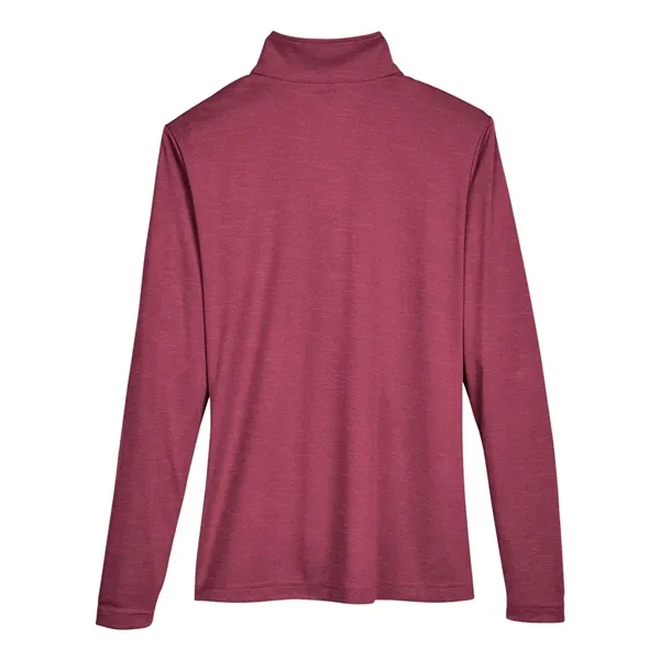 Team 365 Women's Zone Sonic Heather Performance Quarter-Zip... from ASI 84358 S&S Activewear