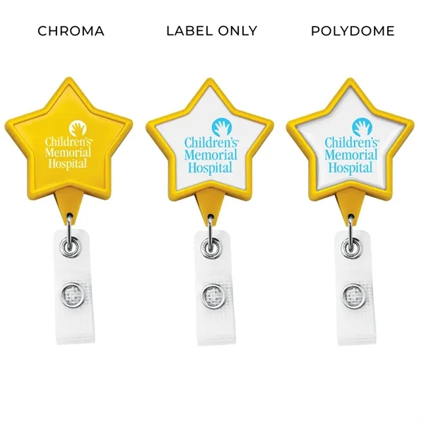 Anti-microbial jumbo star badge reel.... from ASI 49470 DEVARA