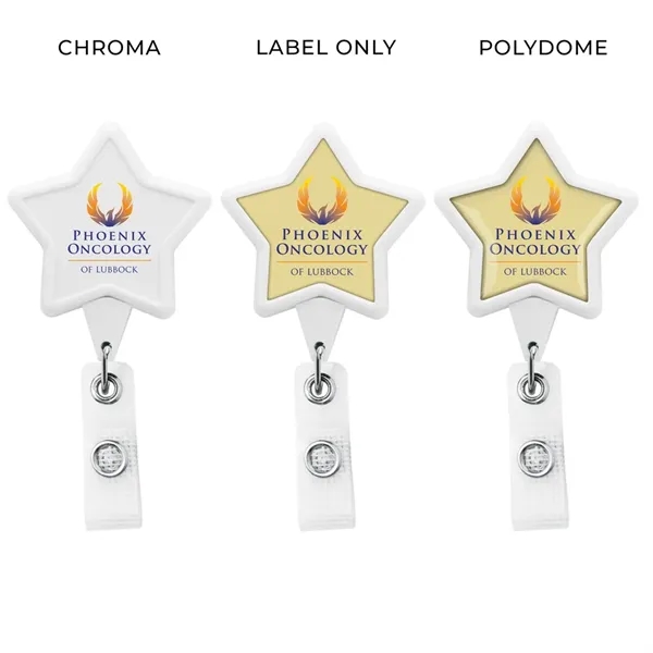 Anti-microbial jumbo star badge reel.... from ASI 49470 DEVARA