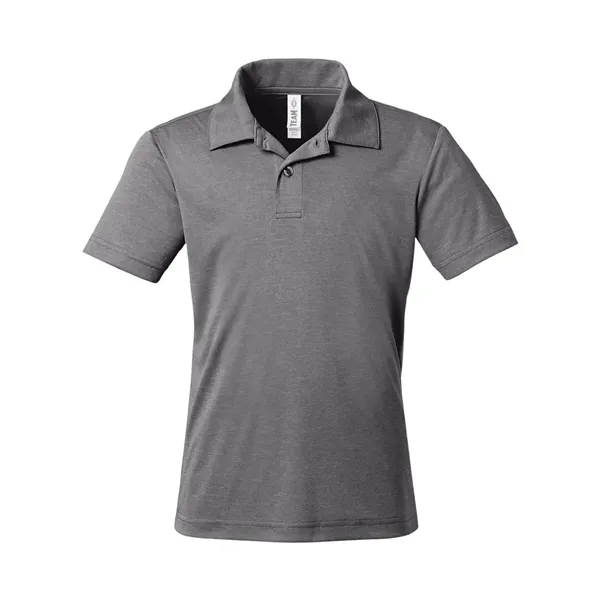 Team 365 Youth Zone Sonic Heather Performance Polo... from ASI 84358 S&S Activewear