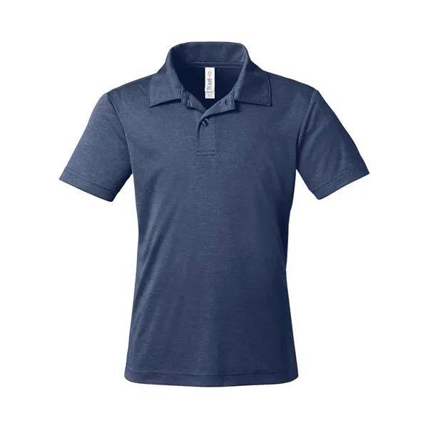 Team 365 Youth Zone Sonic Heather Performance Polo... from ASI 84358 S&S Activewear