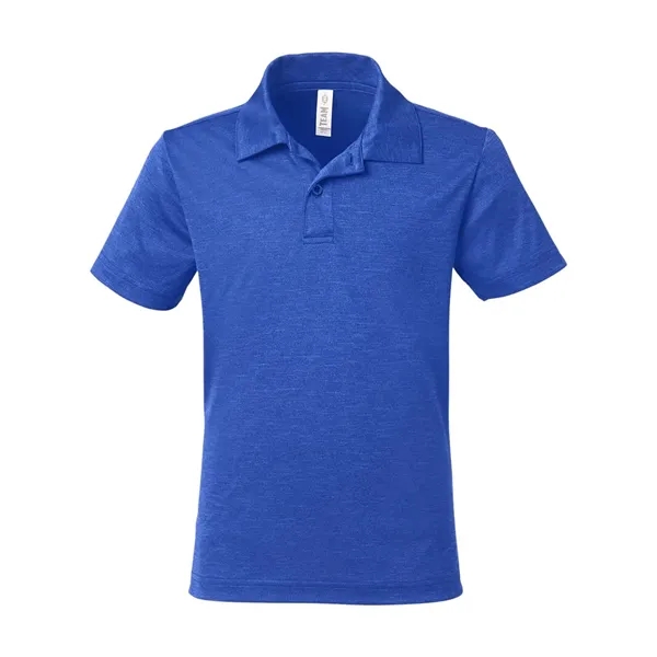 Team 365 Youth Zone Sonic Heather Performance Polo... from ASI 84358 S&S Activewear